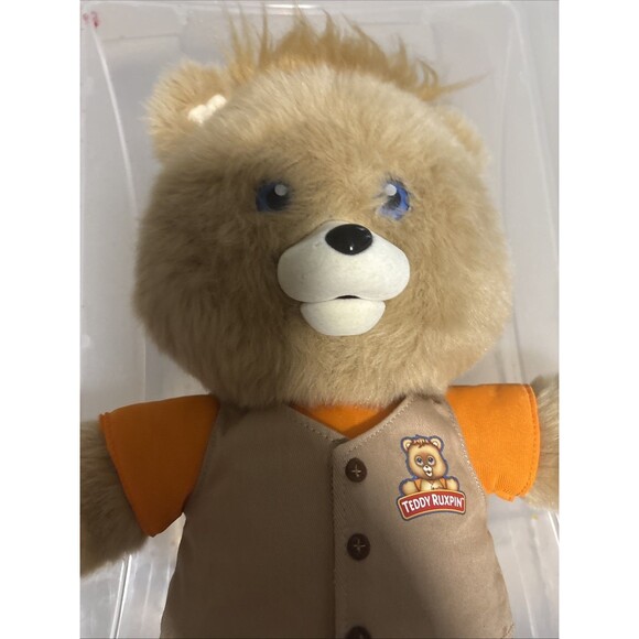2017 Teddy Ruxpin Animated Talking Storytime Bear Bluetooth LED Eyes Works New - Picture 3 of 7